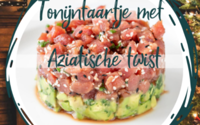 Tonijntaartje met aziatische twist