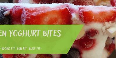 Frozen yoghurt bites, een gezonde snack voor een warme dag!